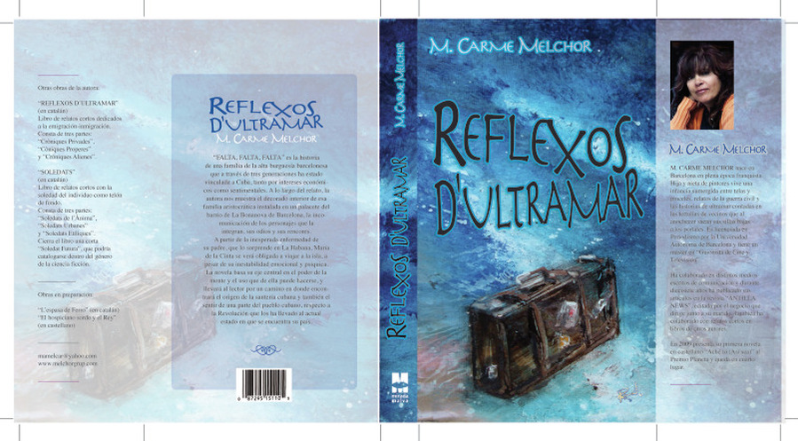 Portada del libro Reflexos d'Ultramar de M. Carme Melchor. Tony Ramos Ramat. 2010